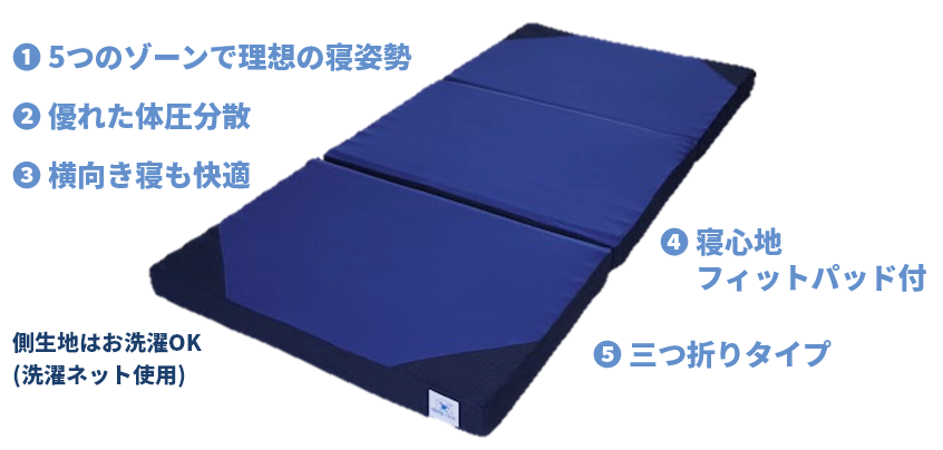 横寝ケア マットレス